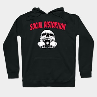 Social distortion skull design Hoodie